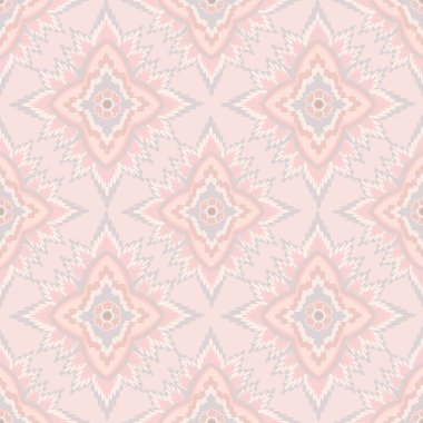 seamless vector background from  abstract flowers